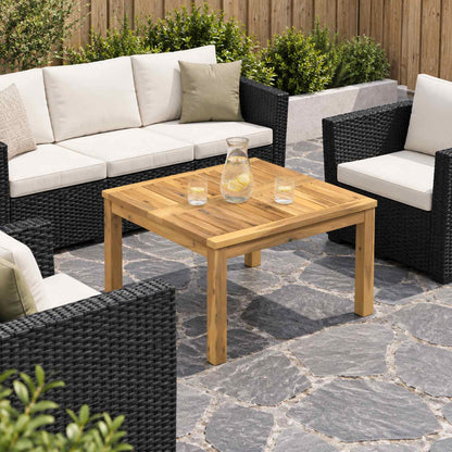 vidaXL Coffee Table White 60 x 60.5 x 36 cm Solid Acacia Wood