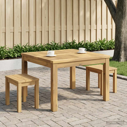 vidaXL Coffee Table White 60 x 60.5 x 36 cm Solid Acacia Wood