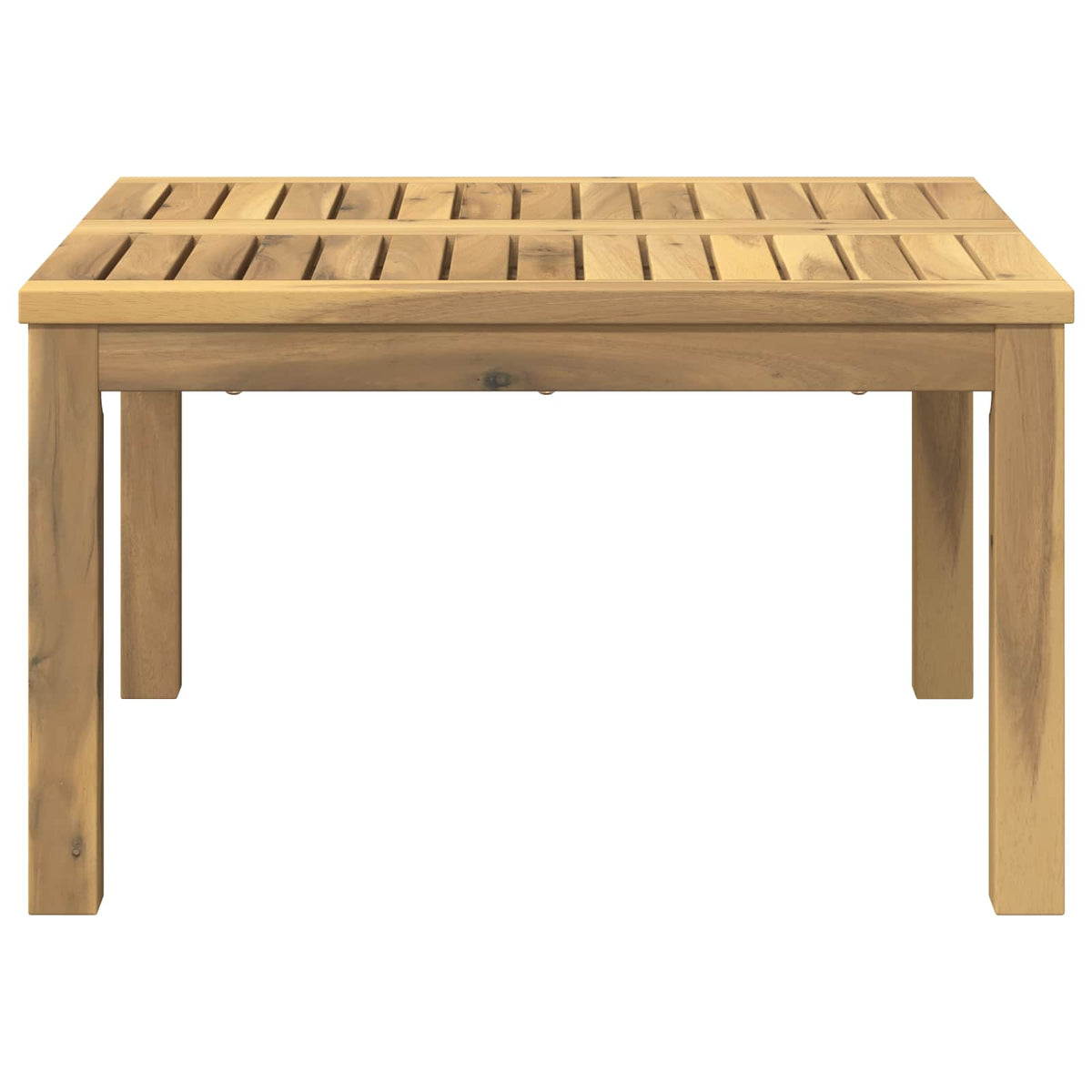 vidaXL Coffee Table White 60 x 60.5 x 36 cm Solid Acacia Wood