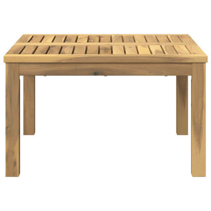 vidaXL Coffee Table White 60 x 60.5 x 36 cm Solid Acacia Wood
