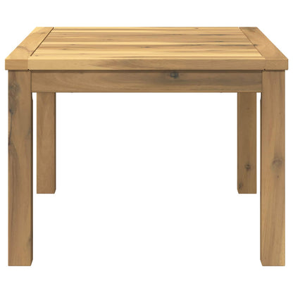 vidaXL Coffee Table White 60 x 60.5 x 36 cm Solid Acacia Wood