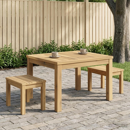 vidaXL Coffee Table White 50 x 60.5 x 36 cm Solid Acacia Wood
