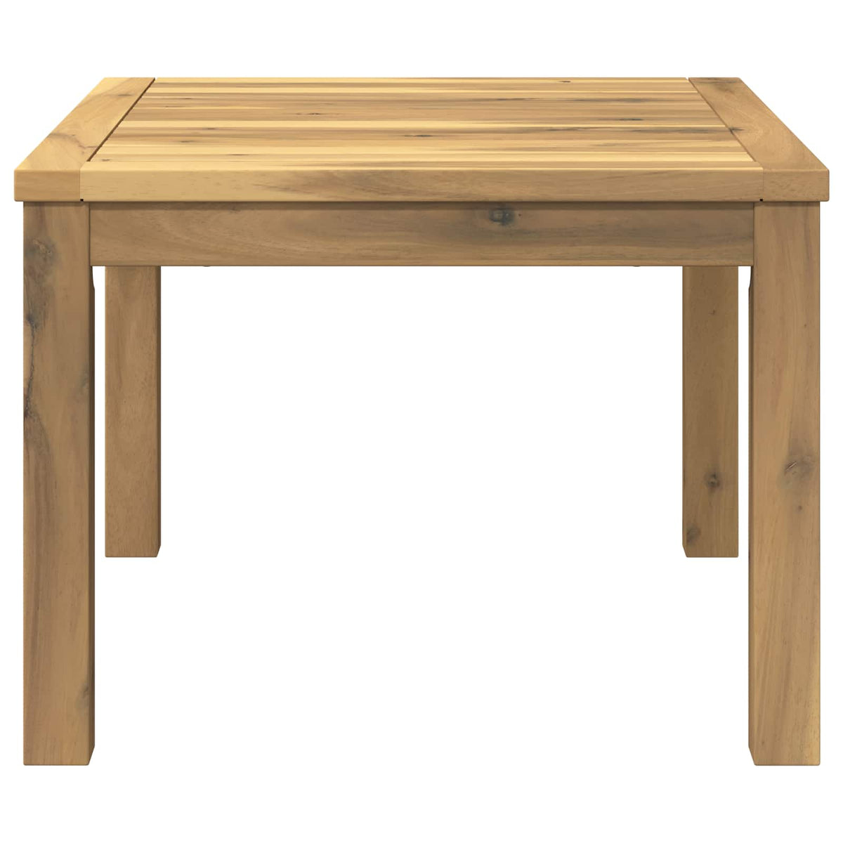 vidaXL Coffee Table White 49 x 60.5 x 36 cm Solid Acacia Wood