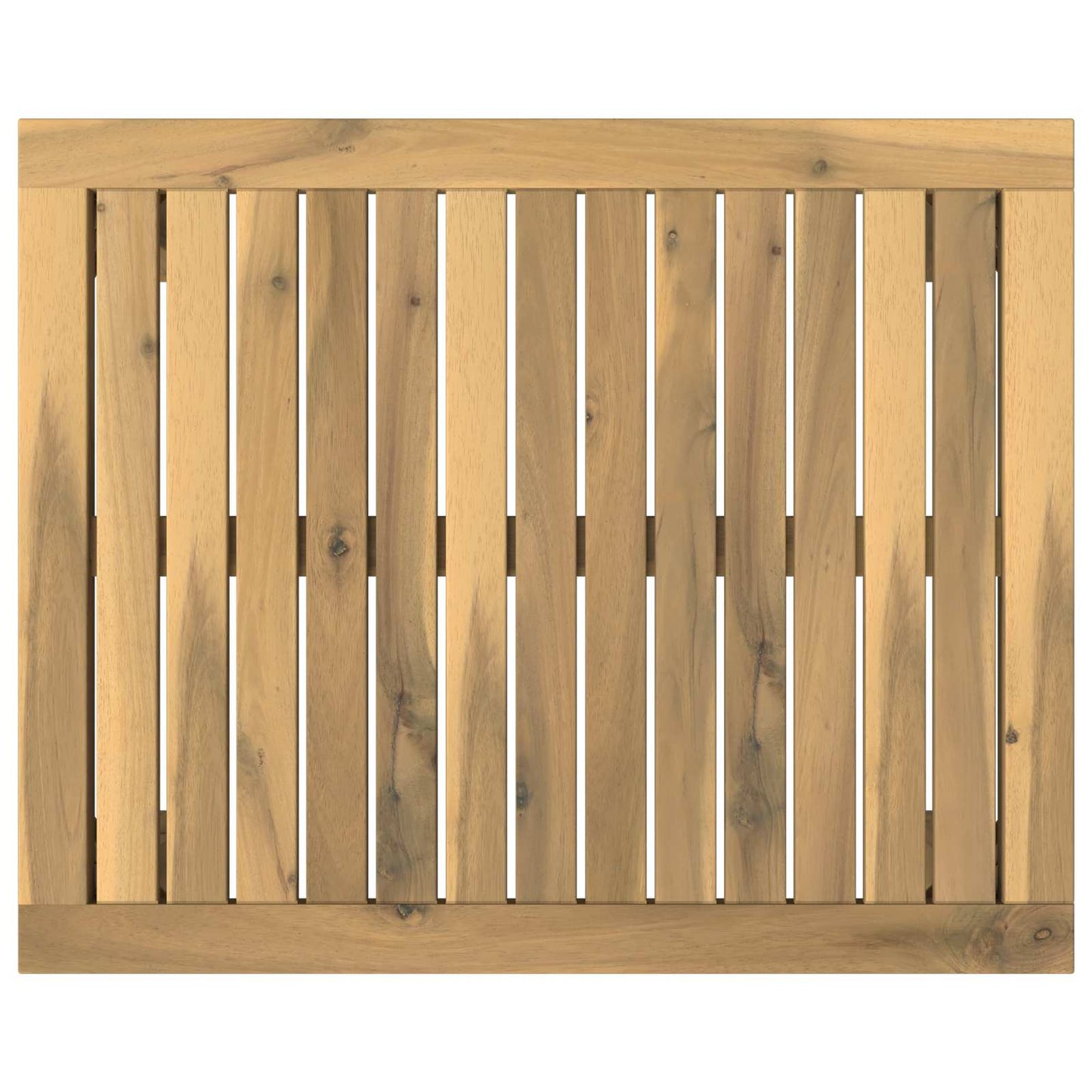 vidaXL Coffee Table White 50 x 60.5 x 36 cm Solid Acacia Wood