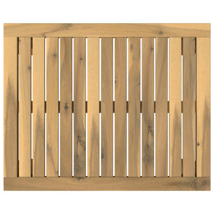 vidaXL Coffee Table White 49 x 60.5 x 36 cm Solid Acacia Wood