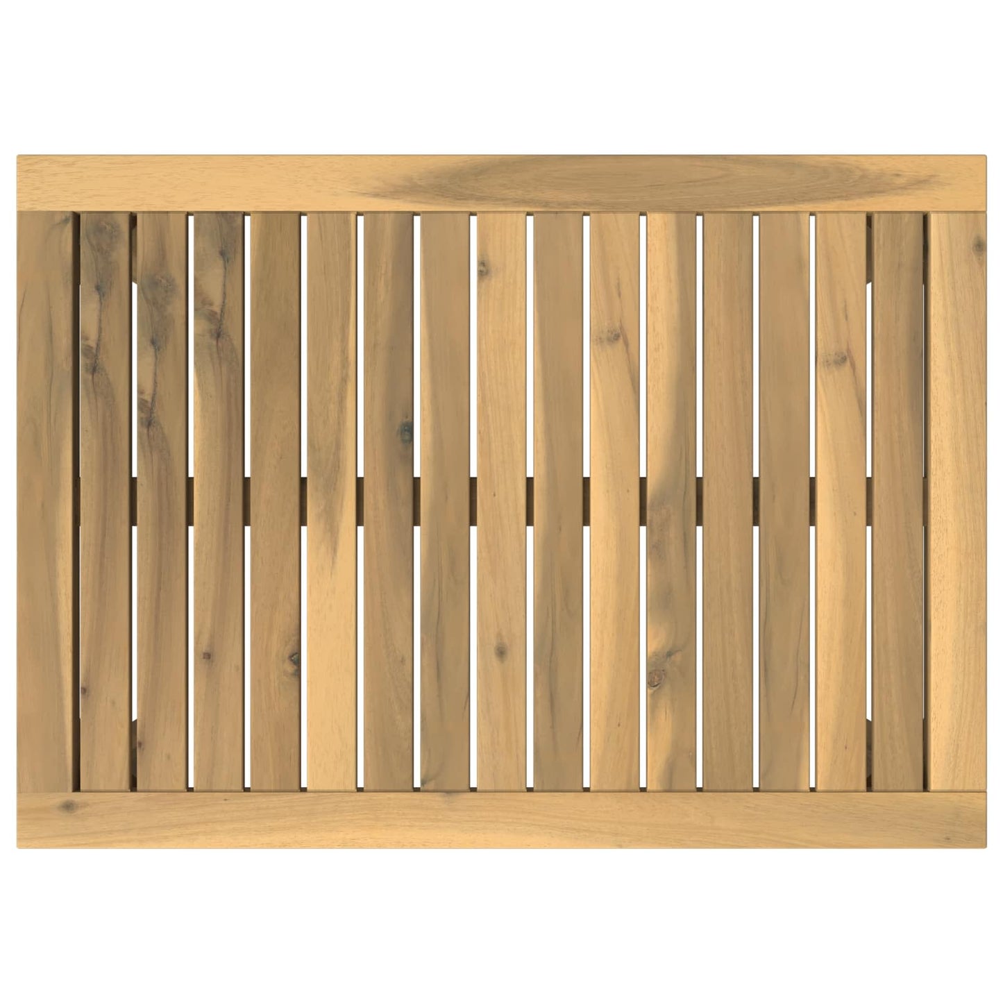 vidaXL Coffee Table White 50 x 68.5 x 36 cm Solid Acacia Wood
