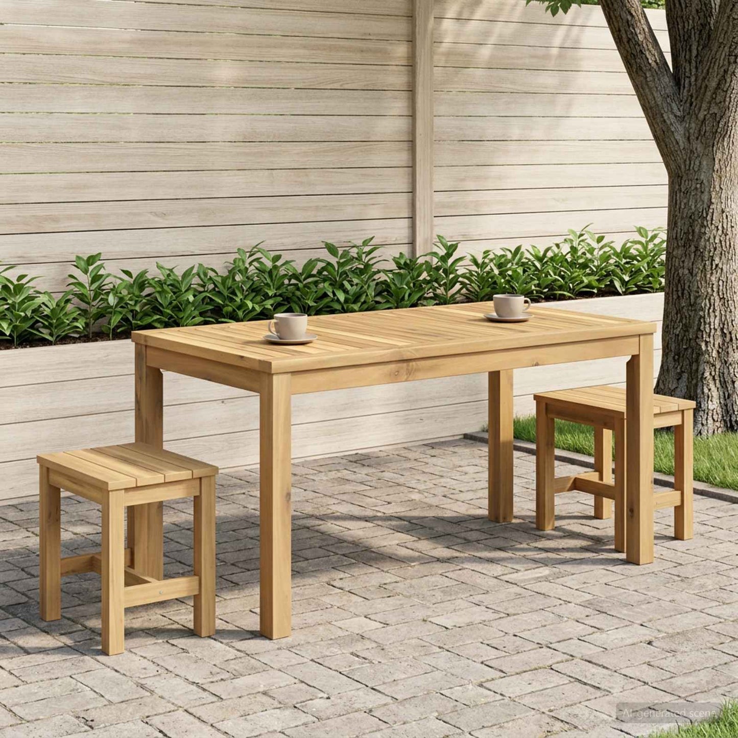 vidaXL Coffee Table White 50 x 100.5 x 45 cm Solid Acacia Wood