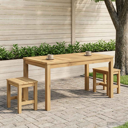 vidaXL Coffee Table White 50 x 100.5 x 45 cm Solid Acacia Wood