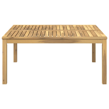 vidaXL Coffee Table White 98 x 100.5 x 45 cm Solid Acacia Wood