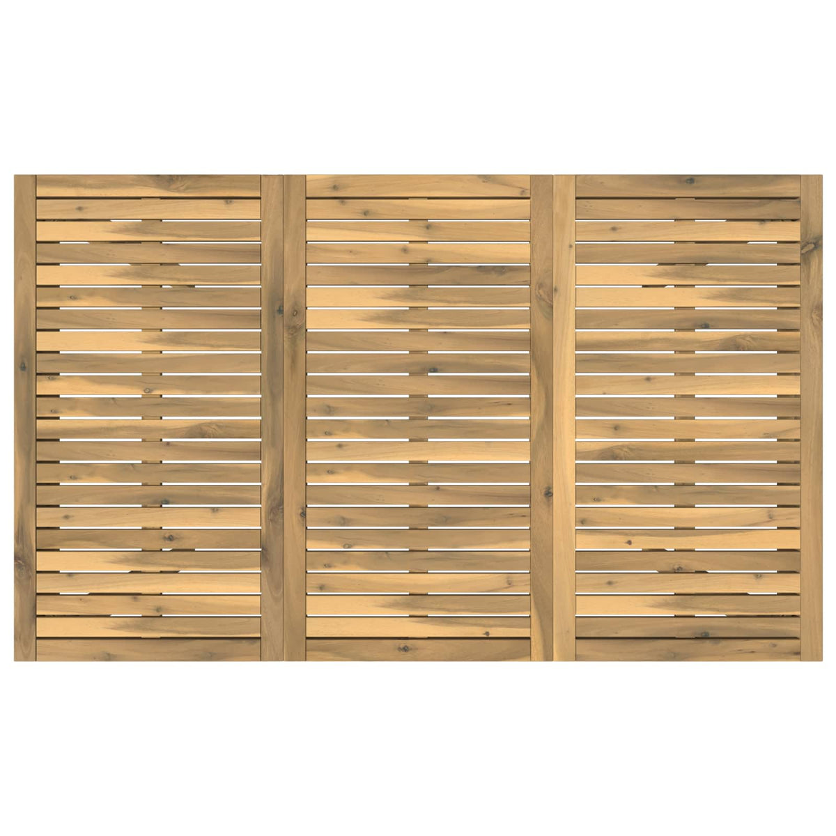 vidaXL Garden Dinner Table White 147 x 88.5 x 75 cm Solid Acacia Wood