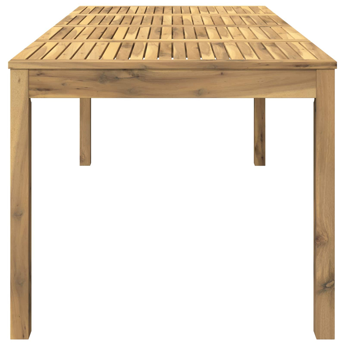 vidaXL Garden Dinner Table White 180 x 88.5 x 75 cm Solid Acacia Wood