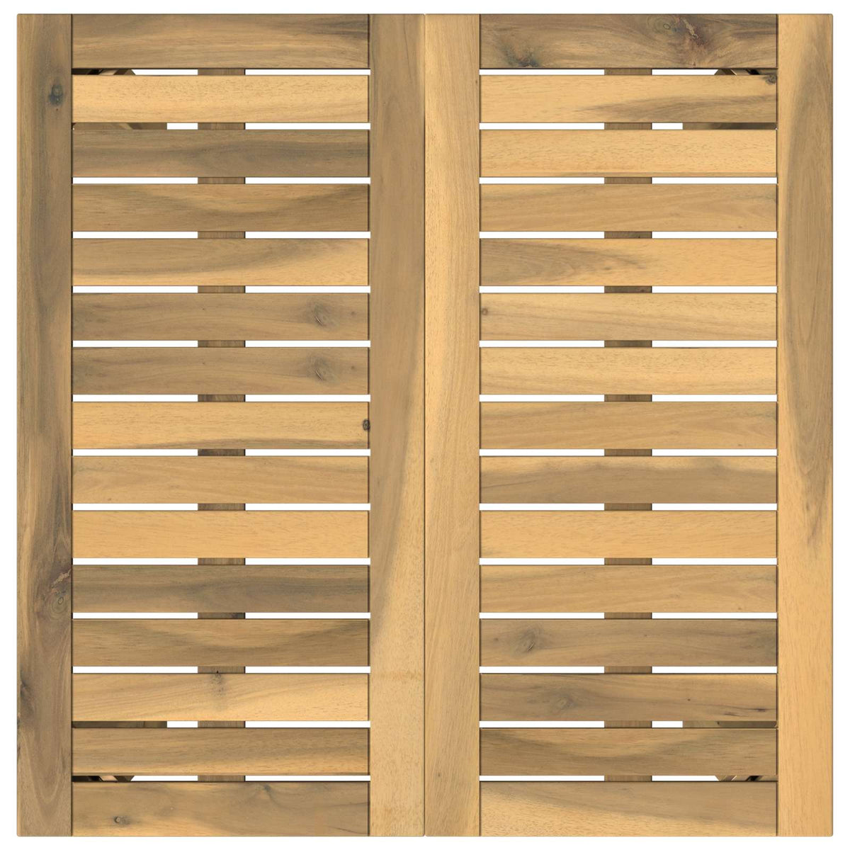 vidaXL Garden Bar Table White 60 x 60.5 x 105 cm Solid Acacia Wood