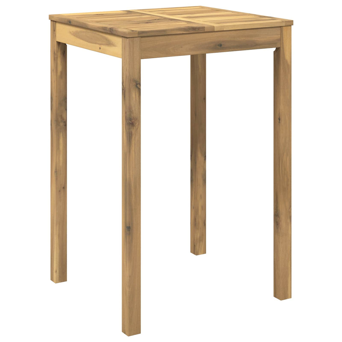 vidaXL Garden Bar Table LAREN Whitewash 70 x 68.5 x 105 cm