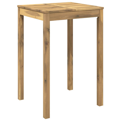 vidaXL Garden Bar Table LAREN Whitewash 70 x 68.5 x 105 cm