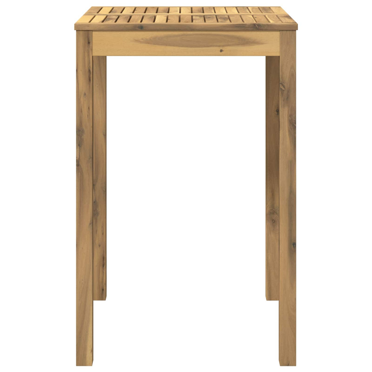 vidaXL Garden Bar Table LAREN Whitewash 70 x 68.5 x 105 cm