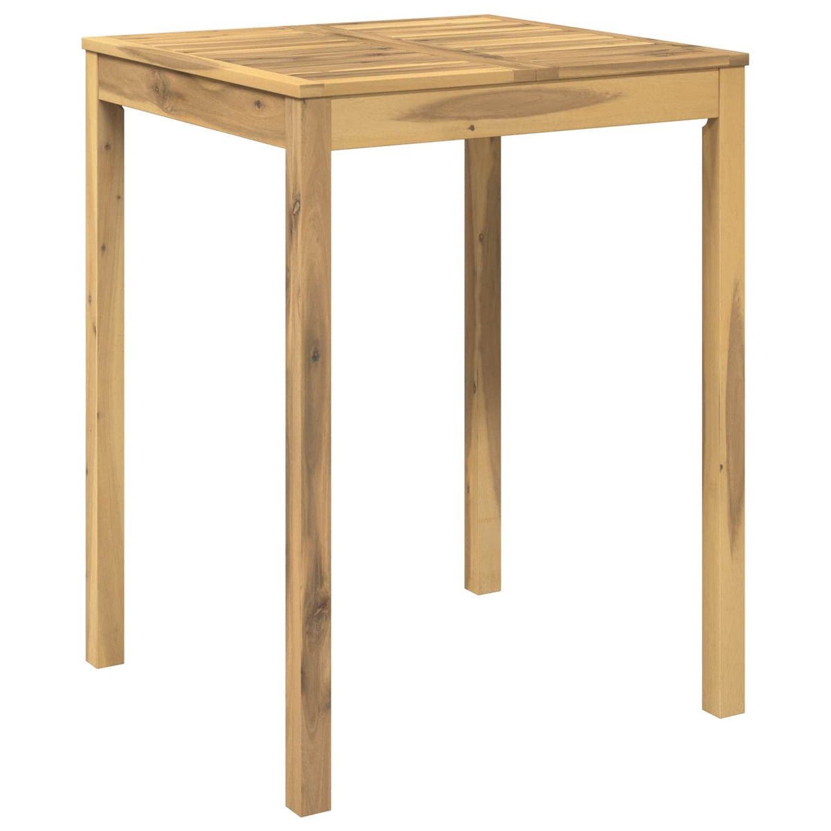 vidaXL Garden Bar Table White 80 x 80.5 x 105 cm Solid Acacia Wood