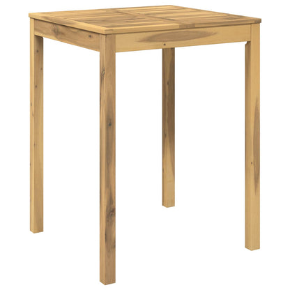 vidaXL Garden Bar Table White 80 x 80.5 x 105 cm Solid Acacia Wood