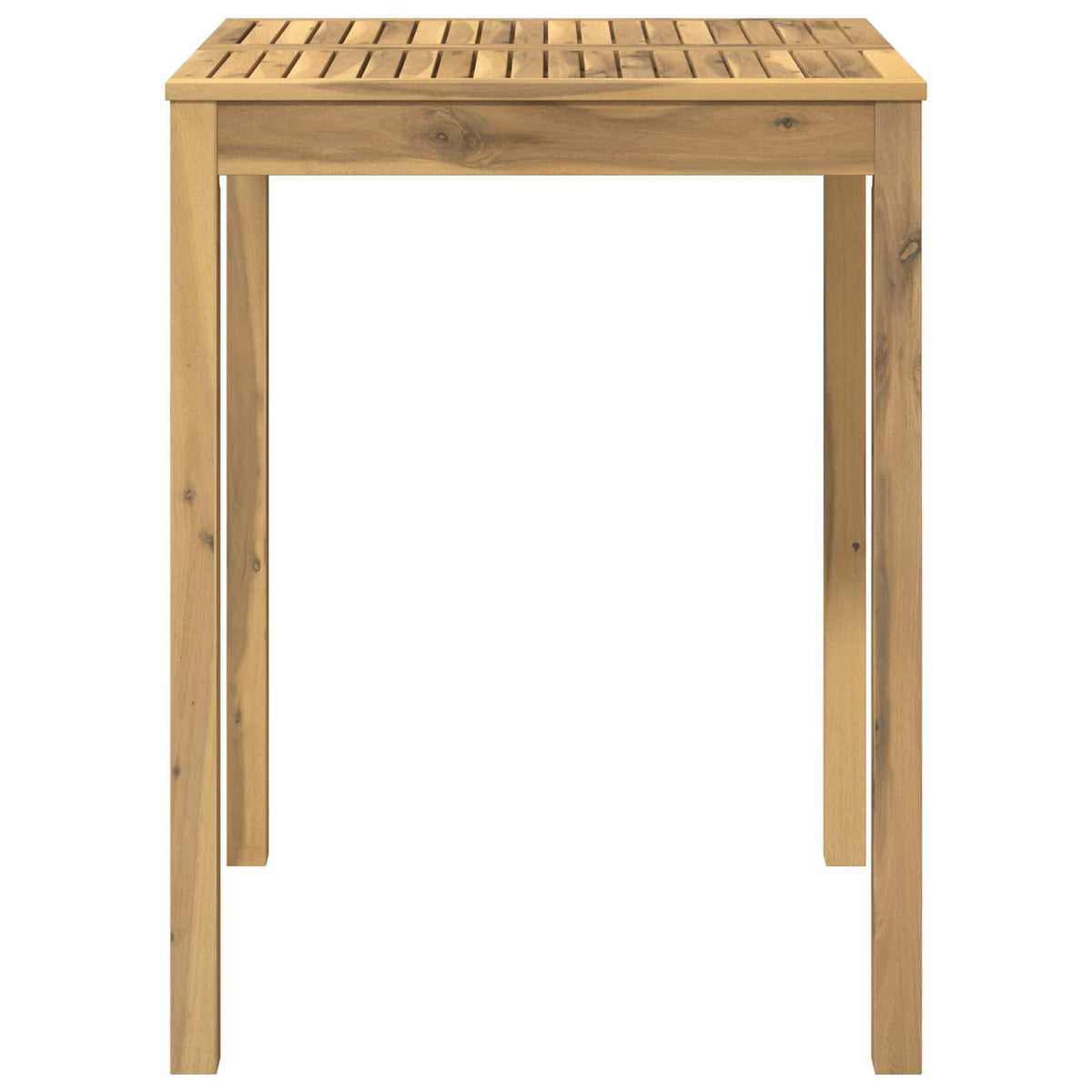 vidaXL Garden Bar Table White 80 x 80.5 x 105 cm Solid Acacia Wood