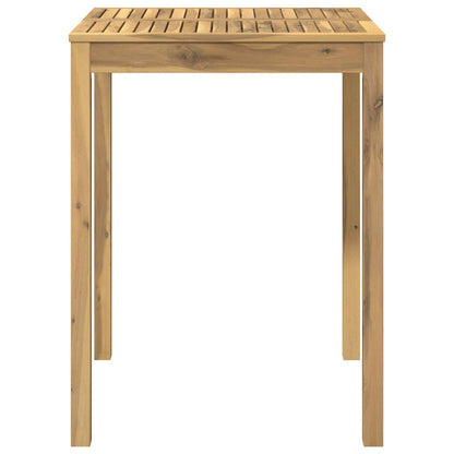 vidaXL Garden Bar Table White 80 x 80.5 x 105 cm Solid Acacia Wood