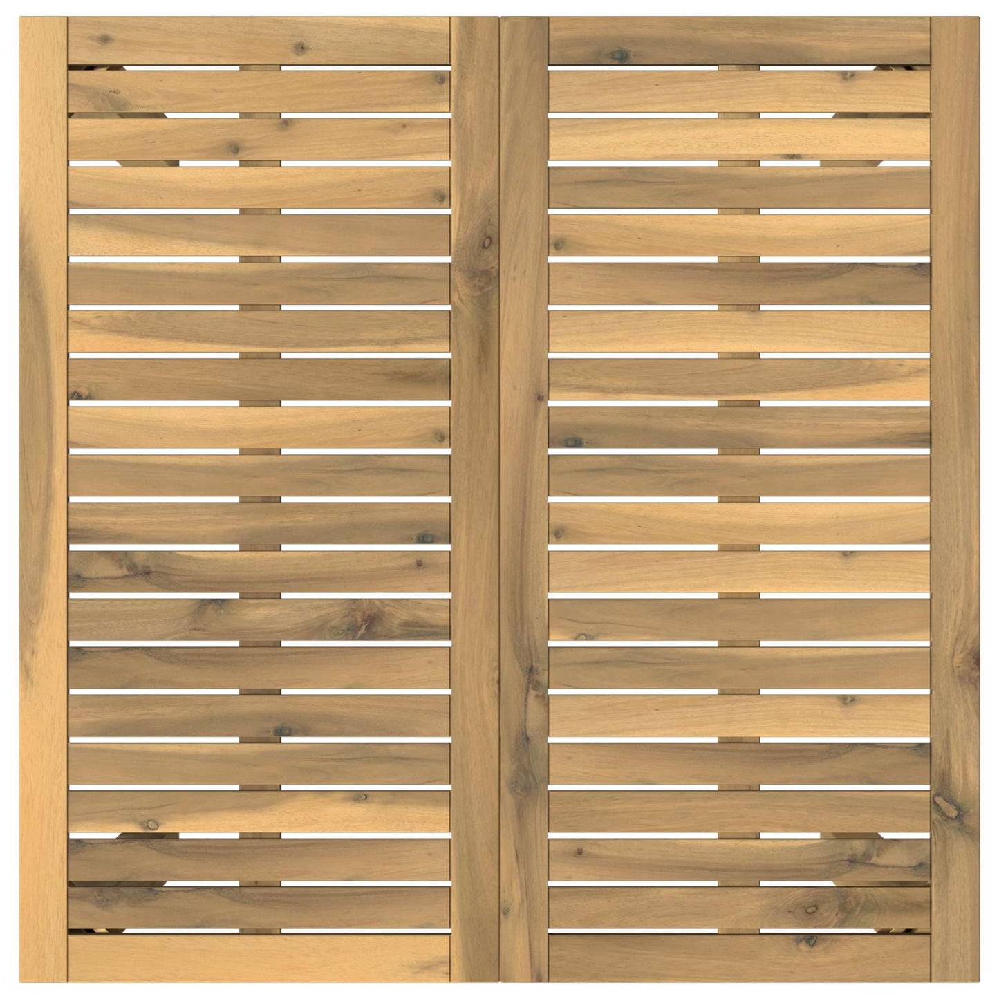 vidaXL Garden Bar Table White 80 x 80.5 x 105 cm Solid Acacia Wood