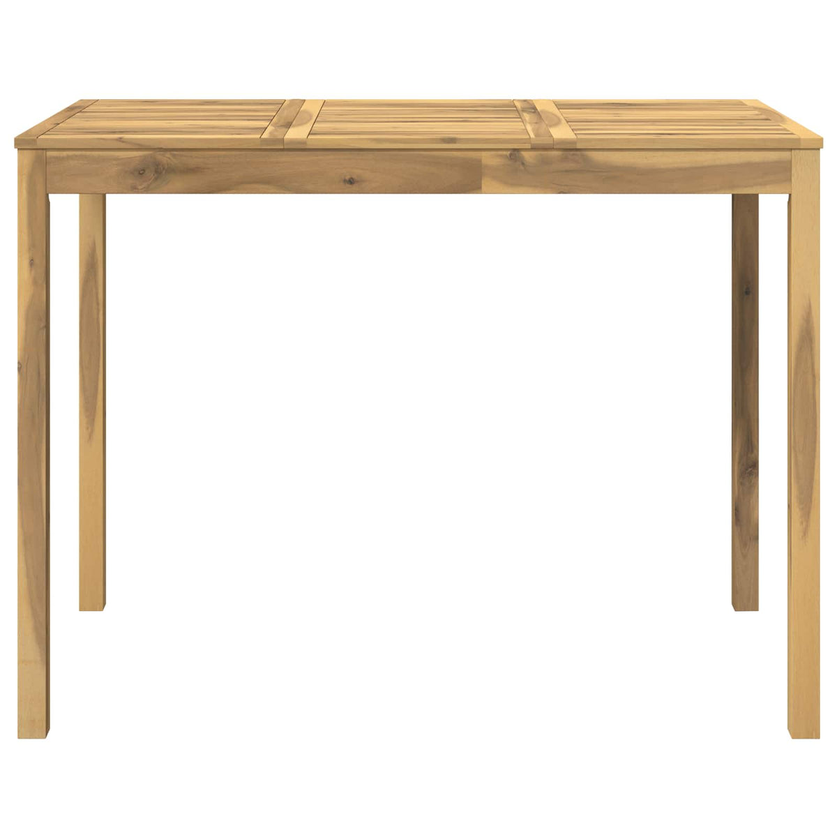vidaXL Garden Bar Table White 141 x 80.5 x 105 cm Solid Acacia Wood
