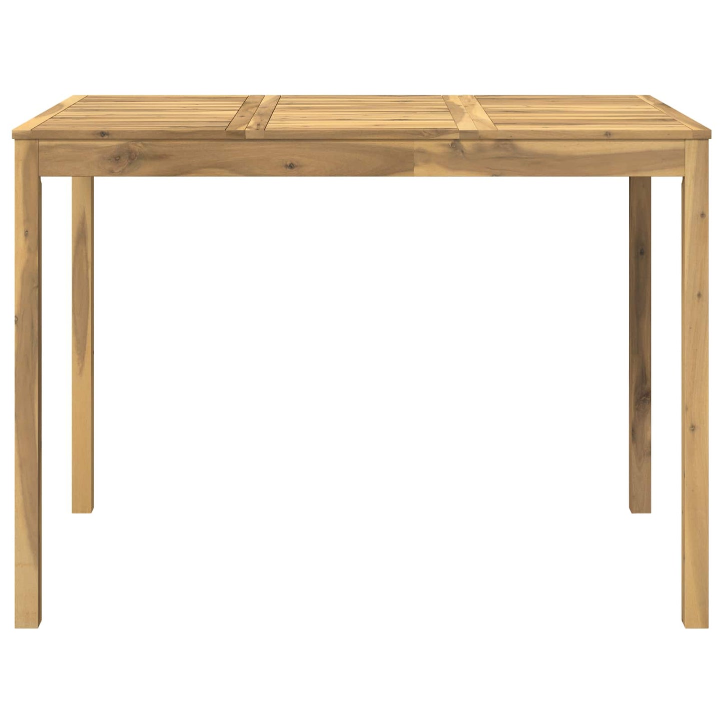 vidaXL Garden Bar Table White 147 x 88.5 x 105 cm Solid Acacia Wood