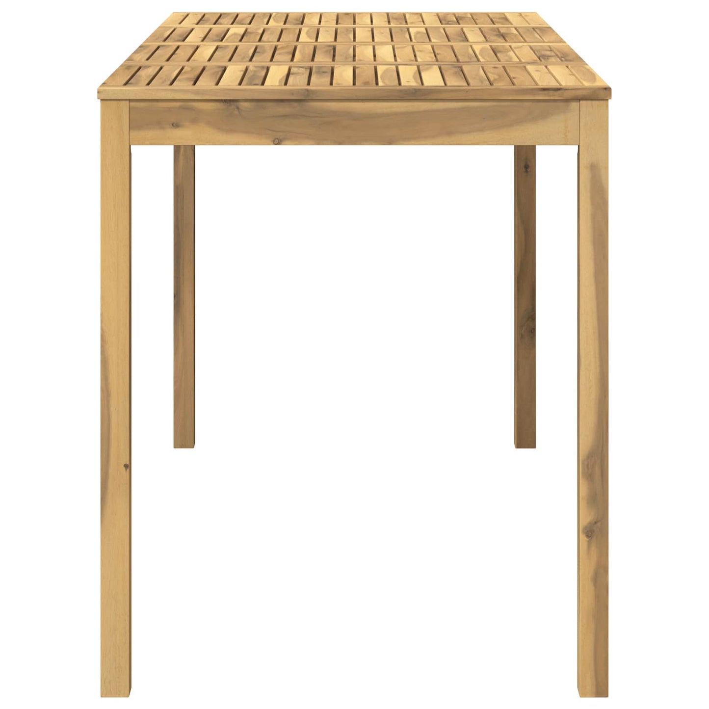 vidaXL Garden Bar Table White 180 x 88.5 x 105 cm Solid Acacia Wood