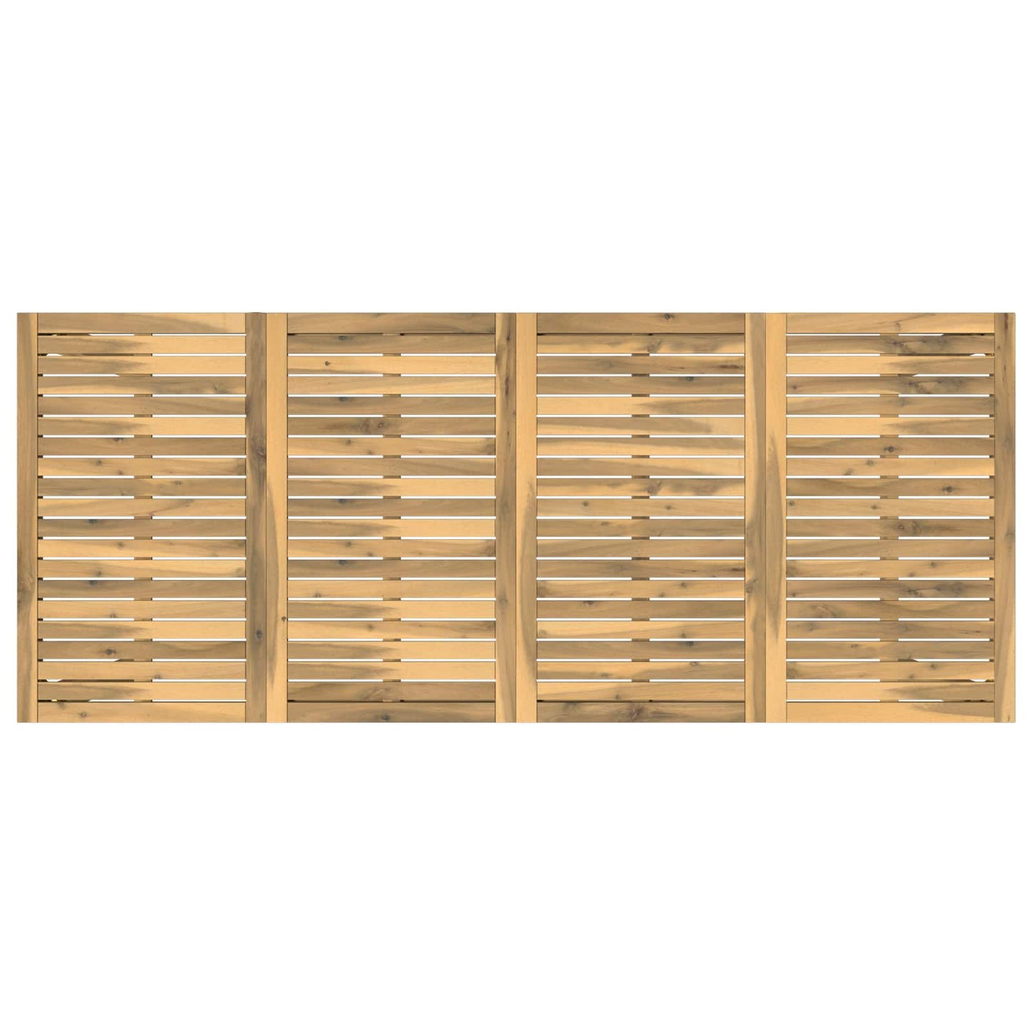 vidaXL Garden Bar Table White 196 x 80.5 x 105 cm Solid Acacia Wood