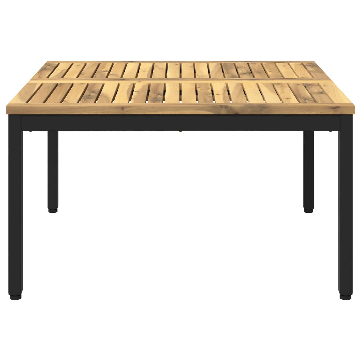 vidaXL Coffee Table White and Black 80 x 80.5 x 45 cm