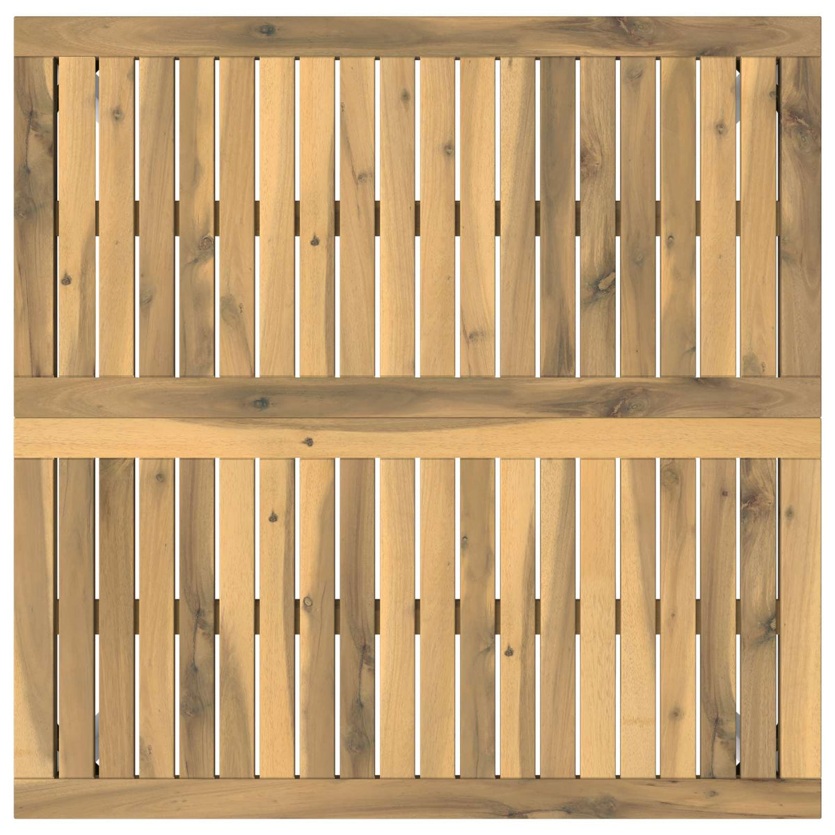 vidaXL Coffee Table White 80 x 80.5 x 45 cm Solid Acacia Wood