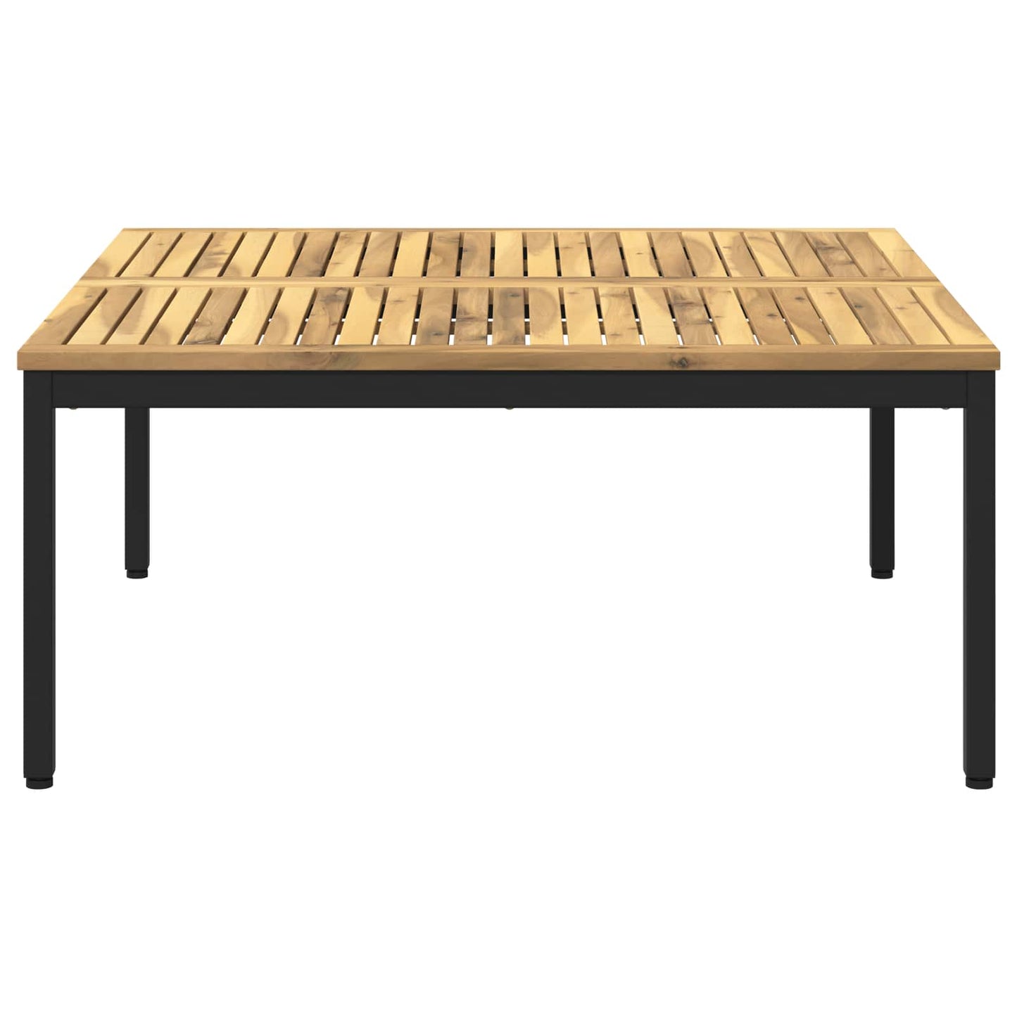 vidaXL Coffee Table White and Black 100 x 100.5 x 45 cm