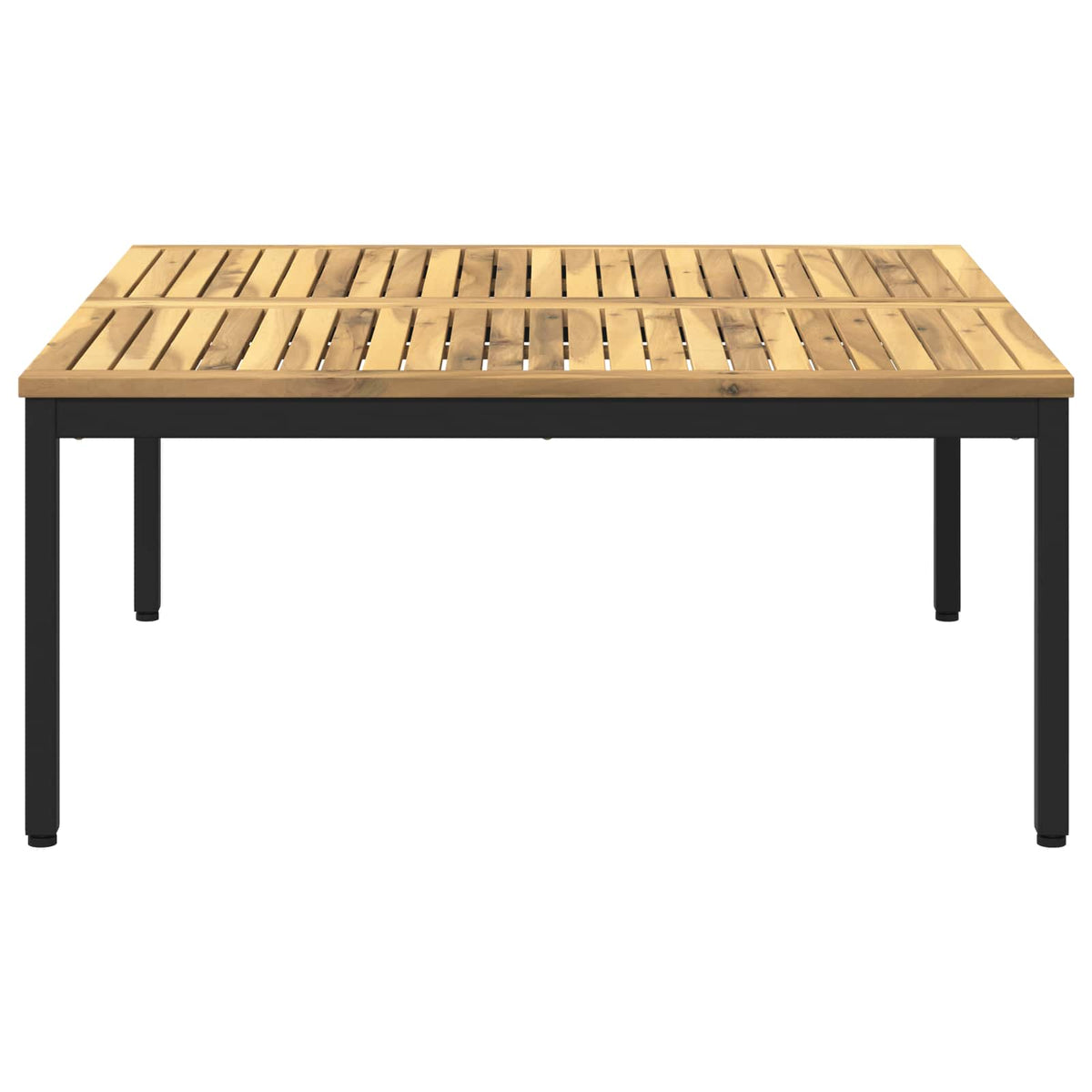vidaXL Coffee Table White and Black 98 x 100.5 x 45 cm