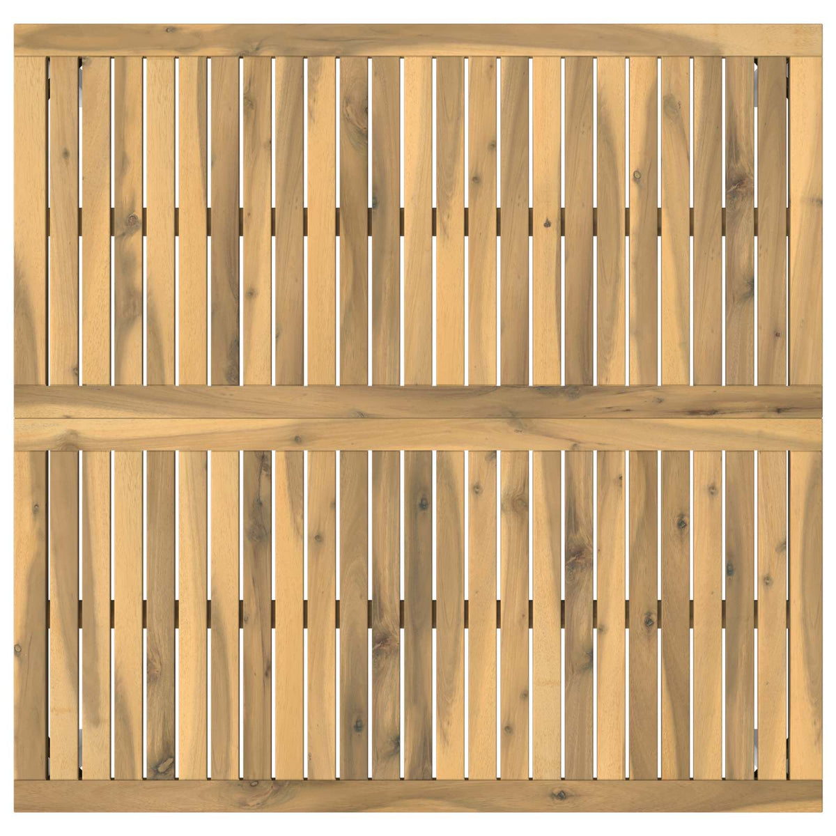 vidaXL Coffee Table White 98 x 100.5 x 45 cm Solid Acacia Wood
