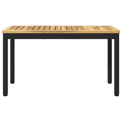 vidaXL Garden Bench 80.5 x 35 x 45 cm Solid Acacia Wood Rectangular