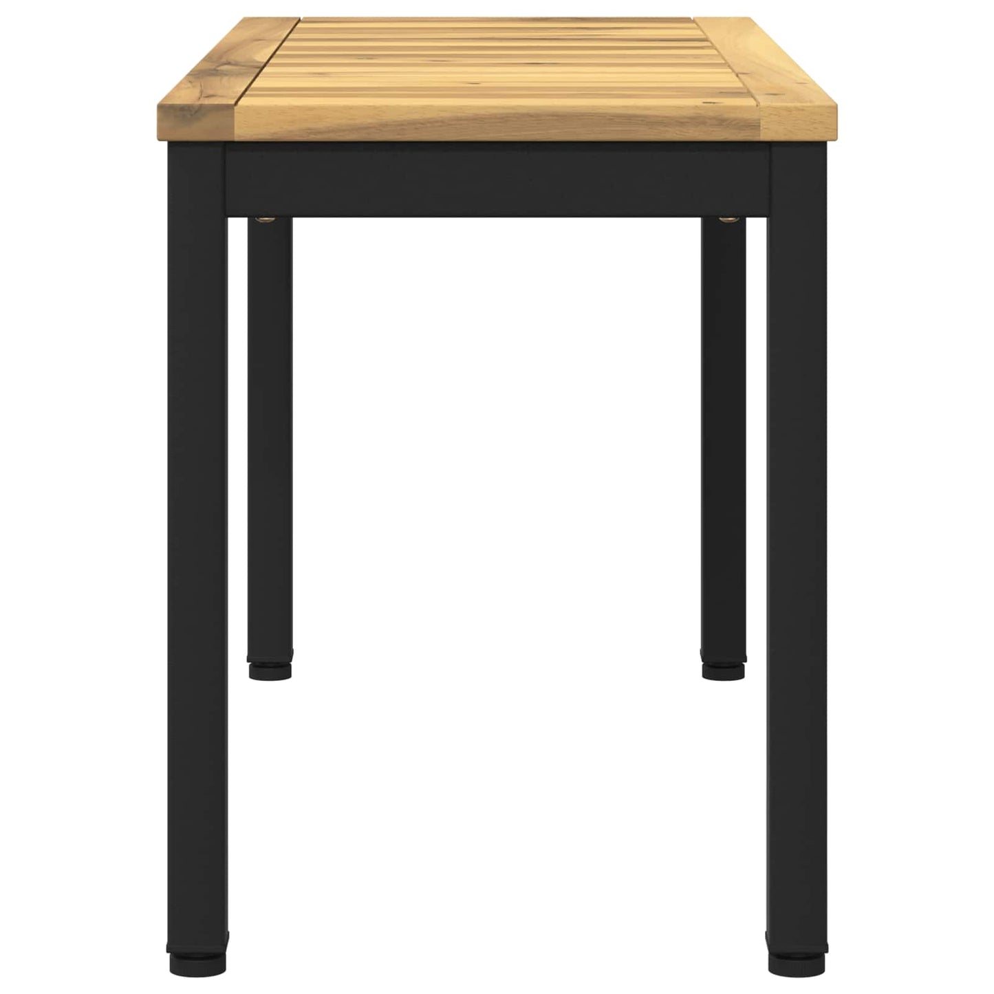 vidaXL Garden Bench 80.5 x 35 x 45 cm Solid Acacia Wood Rectangular