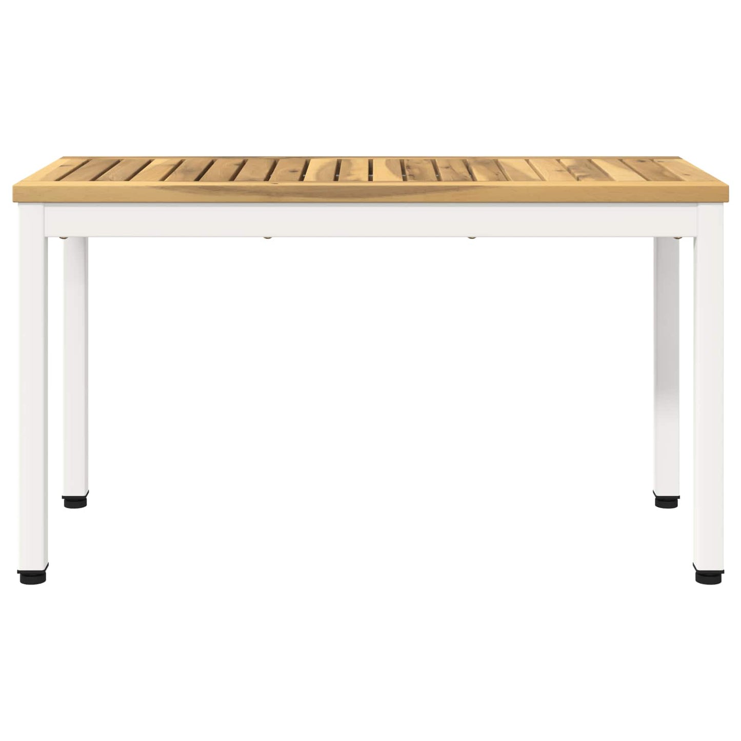 vidaXL Garden Bench 80.5 x 35 x 45 cm Solid Acacia Wood White