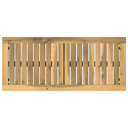 vidaXL Garden Bench 80.5 x 35 x 45 cm Solid Acacia Wood White
