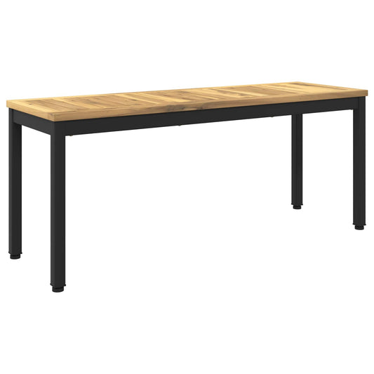 vidaXL Garden Bench 108.5 x 35 x 45 cm Solid Acacia Wood Rectangular