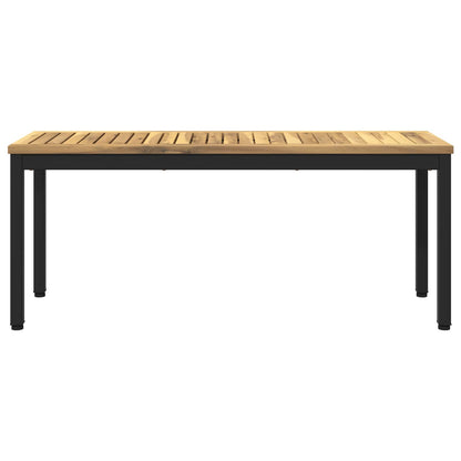 vidaXL Garden Bench 108.5 x 35 x 45 cm Solid Acacia Wood Rectangular