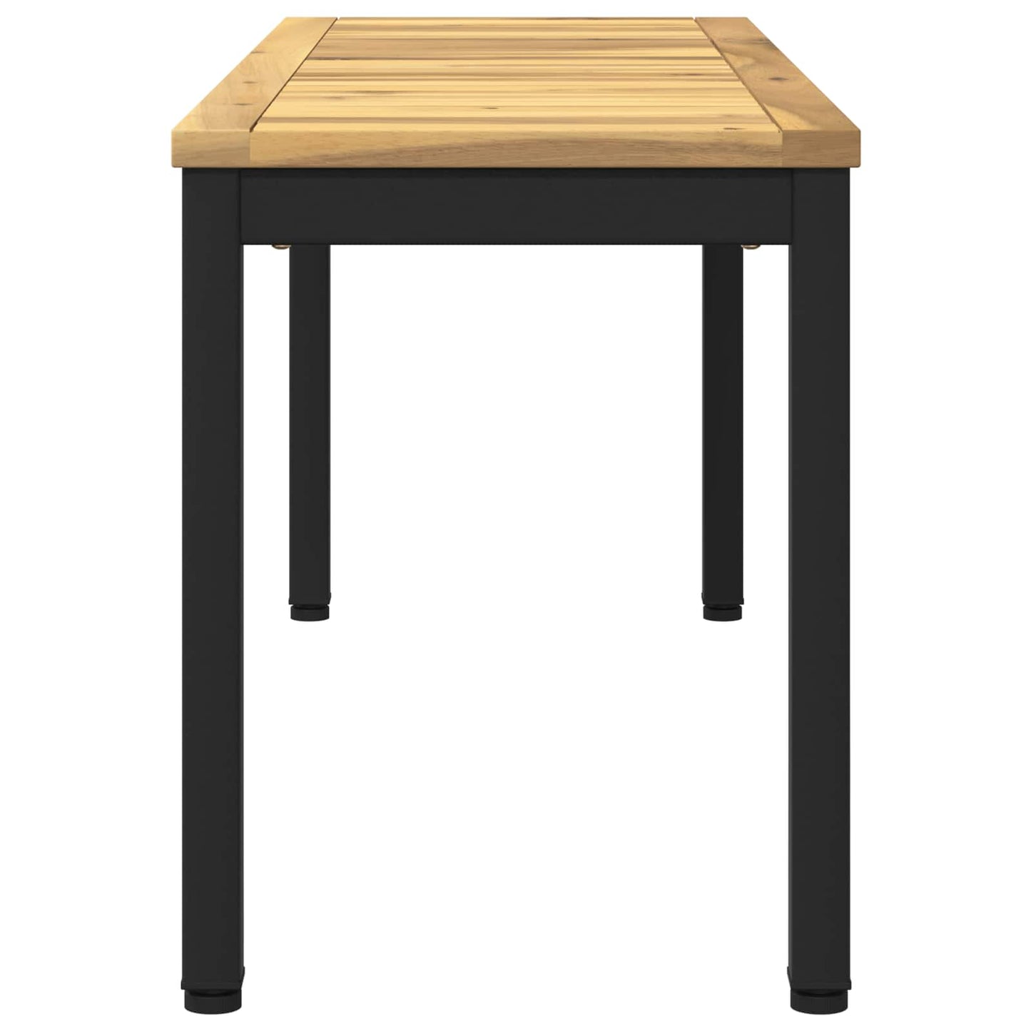 vidaXL Garden Bench 108.5 x 35 x 45 cm Solid Acacia Wood Rectangular