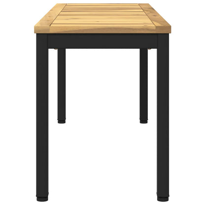 vidaXL Garden Bench 108.5 x 35 x 45 cm Solid Acacia Wood Rectangular