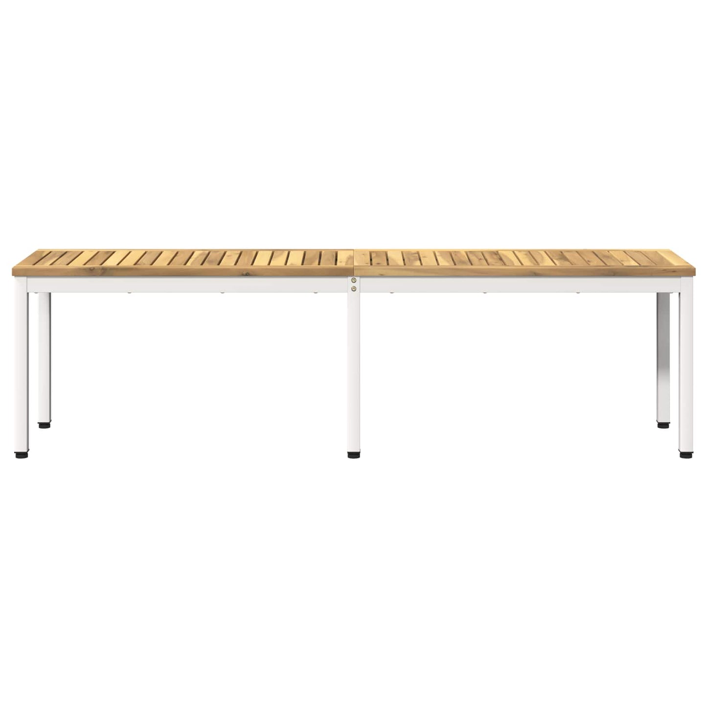vidaXL Garden Bench 161 x 35 x 45 cm Solid Acacia Wood White