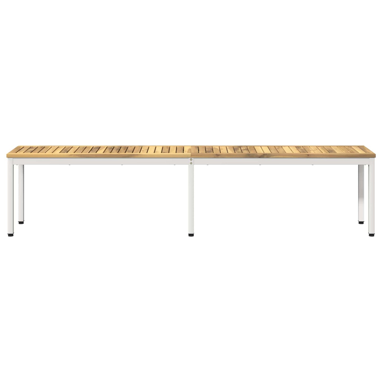 vidaXL Garden Bench 201 x 35 x 45 cm Solid Acacia Wood White