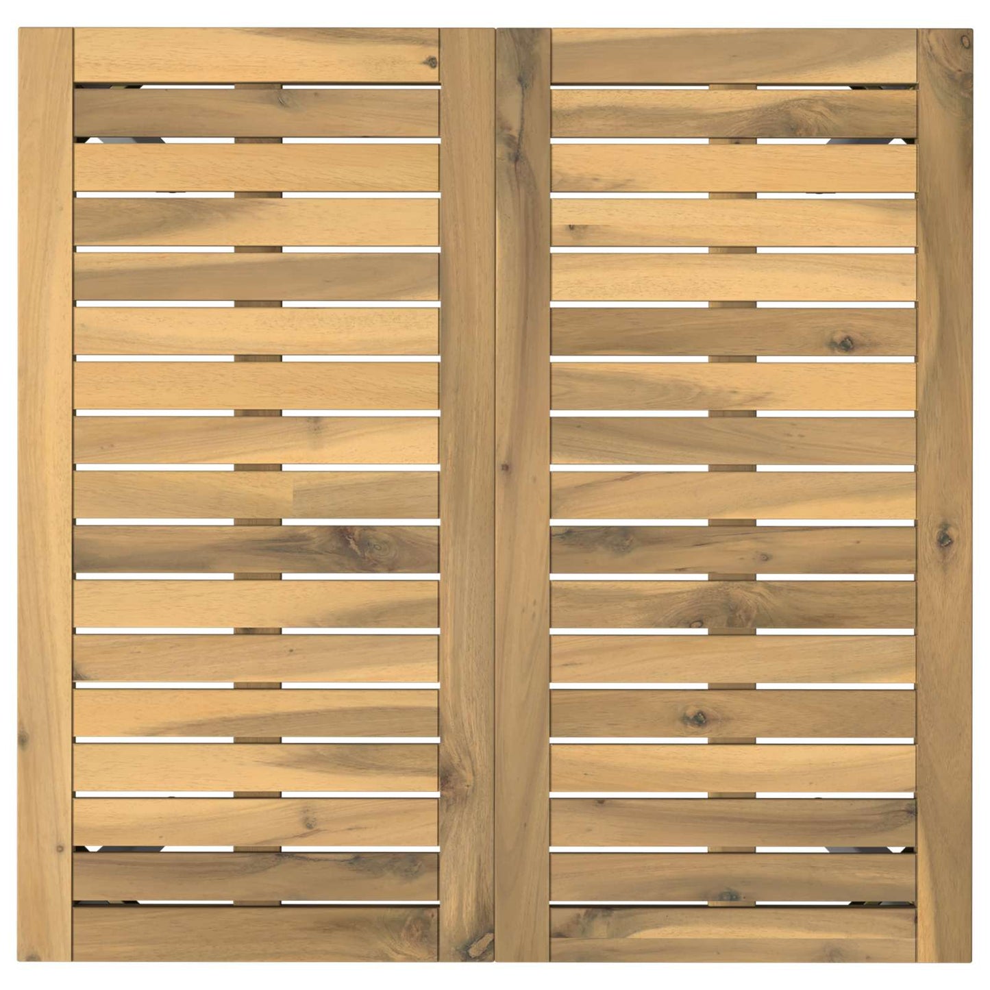 vidaXL Garden Dinner Table White 70 x 68.5 x 75 cm Solid Acacia Wood