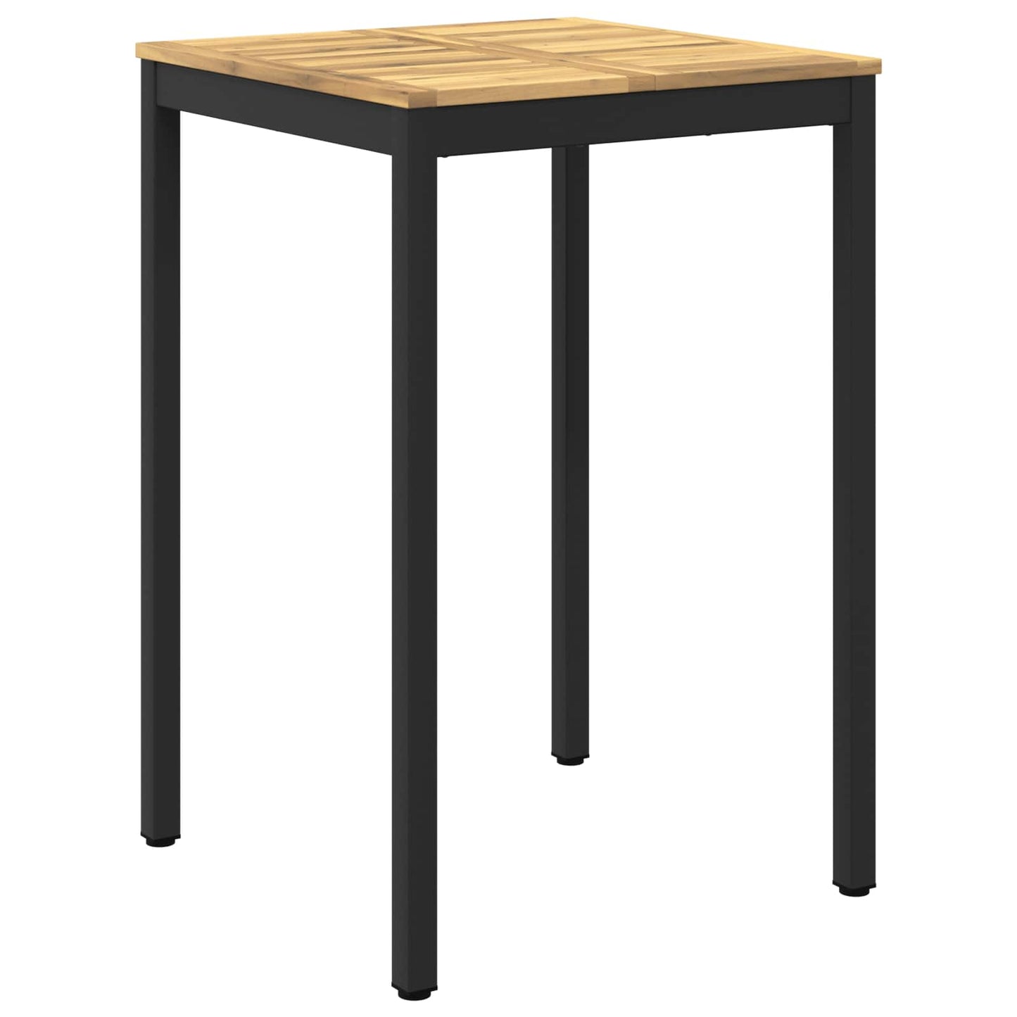 vidaXL Garden Bar Table White and Black 70 x 68.5 x 105 cm