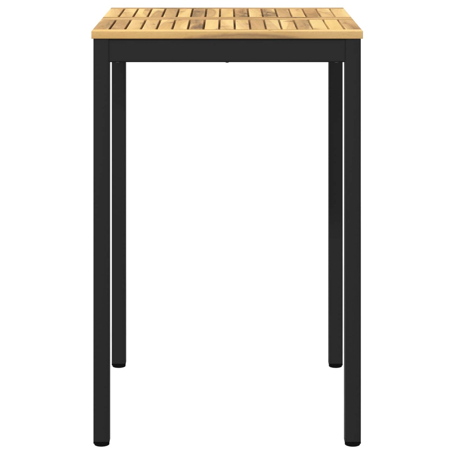 vidaXL Garden Bar Table White and Black 70 x 68.5 x 105 cm