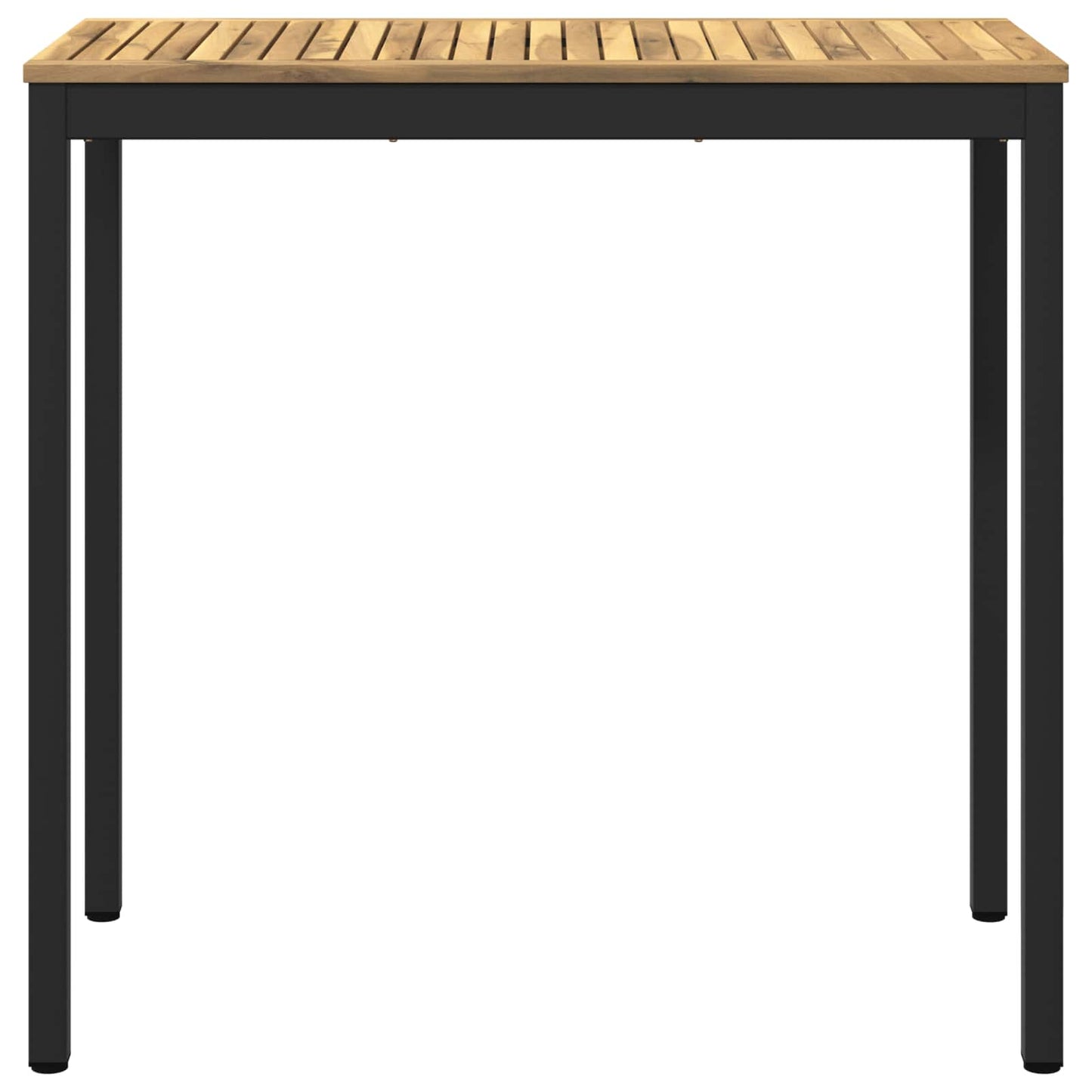 vidaXL Garden Bar Table White and Black 108.5 x 55 x 105 cm