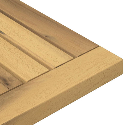 vidaXL Table Top 60.5 x 30 x 2 cm Rectangular Solid Acacia Wood White