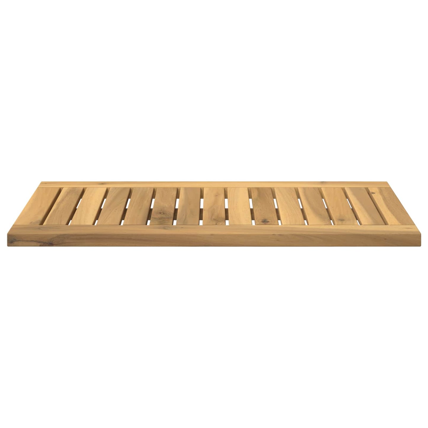 vidaXL Table Top 60.5 x 30 x 2 cm Rectangular Solid Acacia Wood White