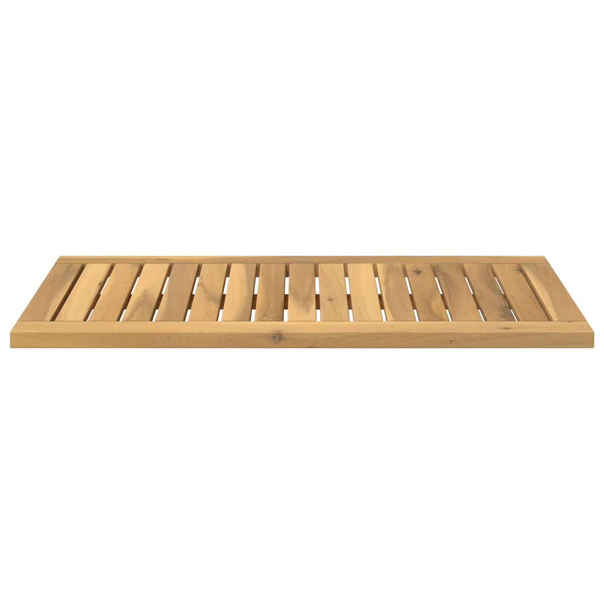vidaXL Table Top 68.5 x 35 x 2 cm Rectangular Solid Acacia Wood White